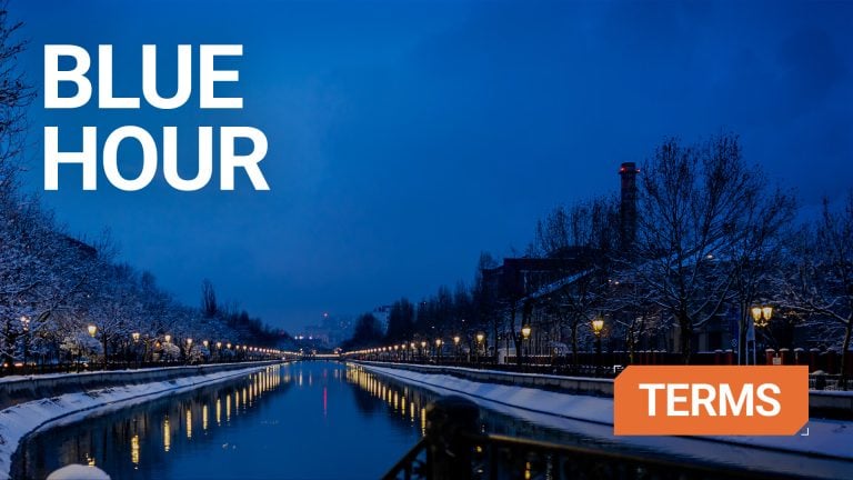 blue hour photography cover