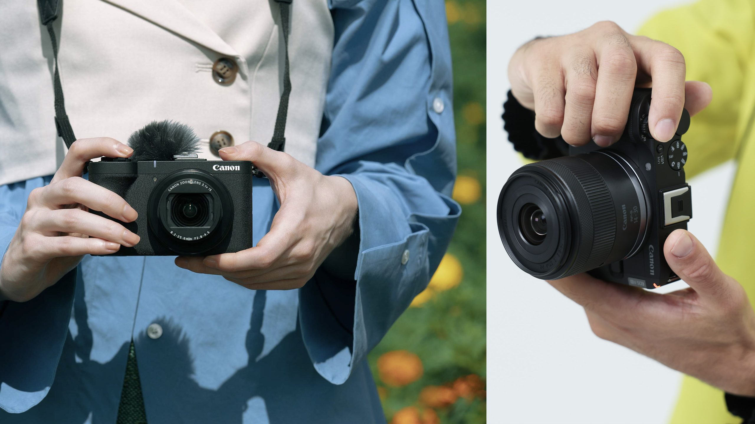 Canon Launches Two V-Series Compact Cameras for Creators