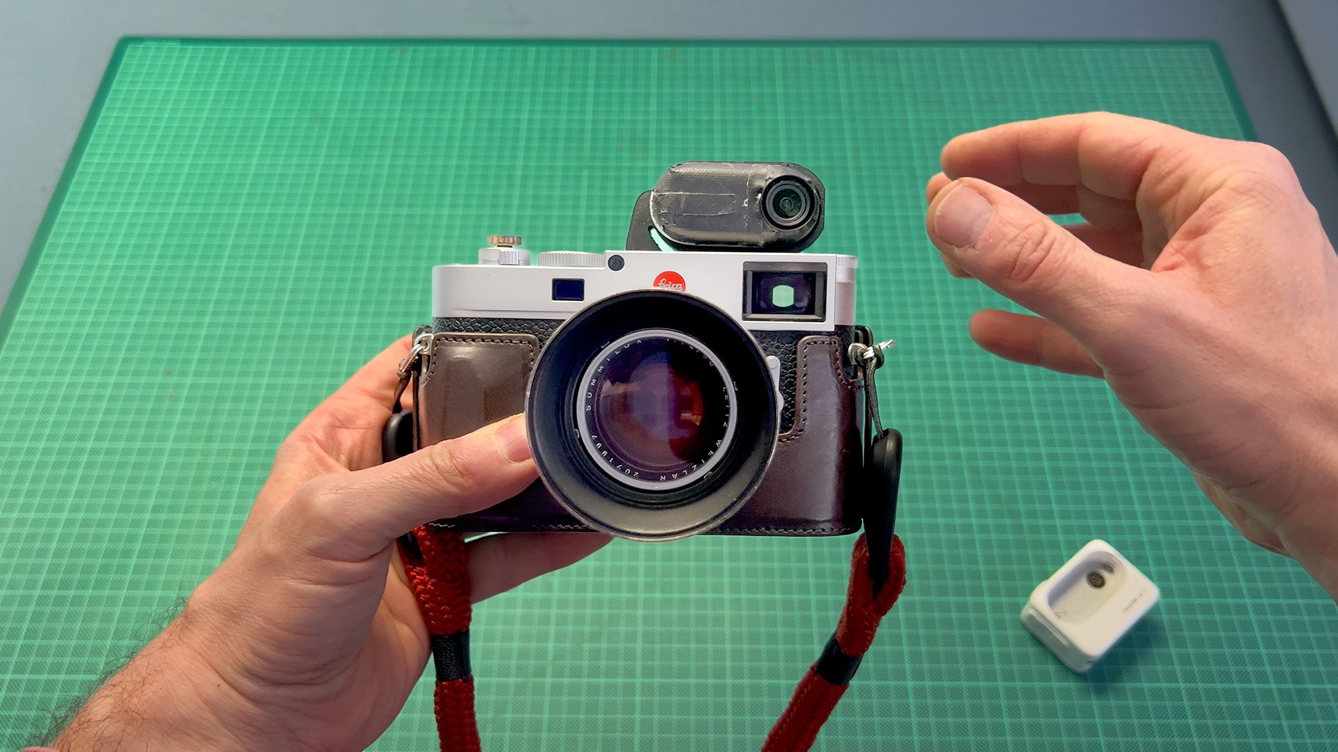markus insta360 go leica m mount