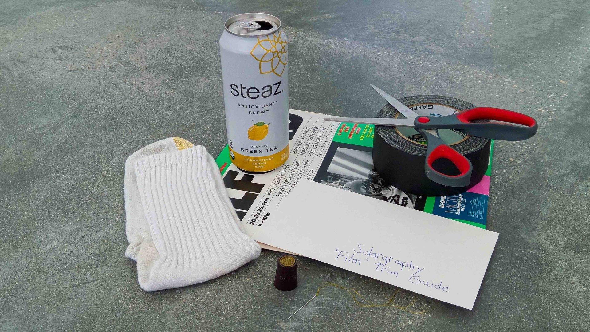 Parts needed for building a can-cam