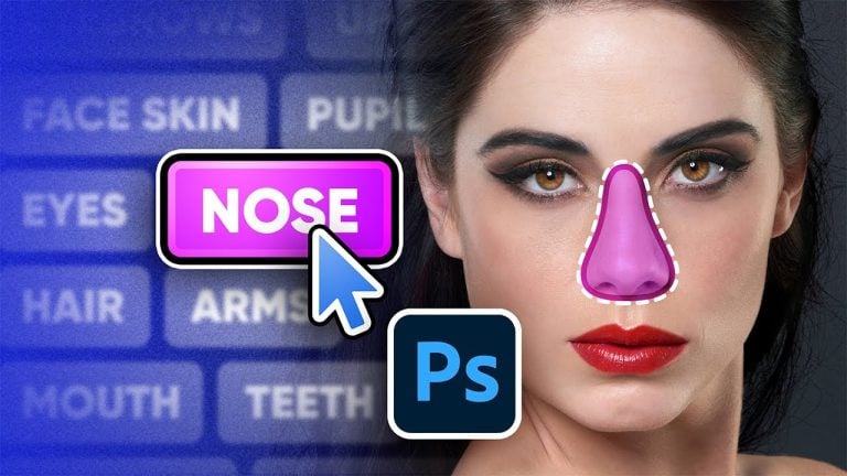 Adobe automatically select body parts in Photoshop Beta